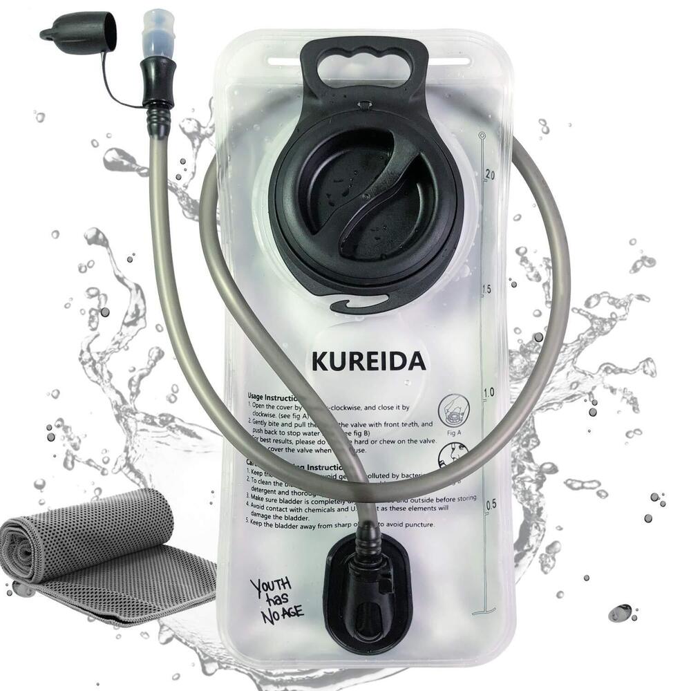 Hydration Bladder 2 Liter Leak Proof Water Reservoir,BPA Free,Wide